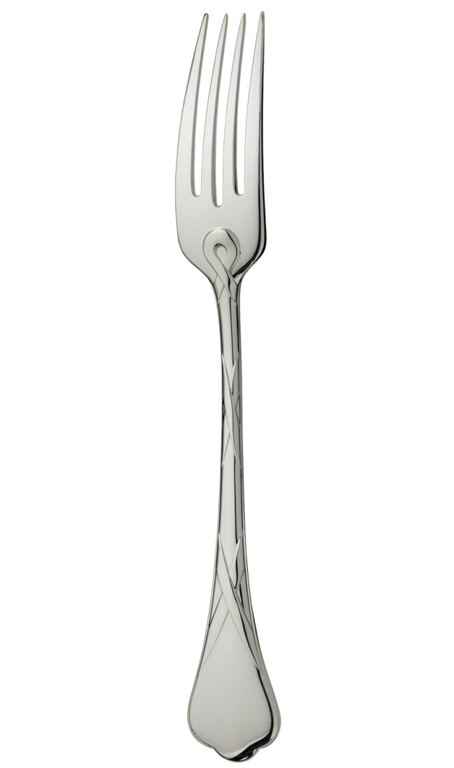 Pastry fork in silver plated - Ercuis
